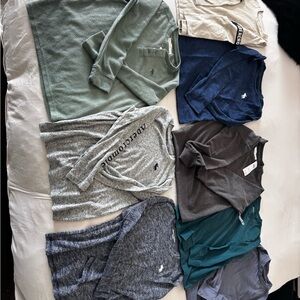 Abercrombie lot of 8 boys sleeve tops 7-8